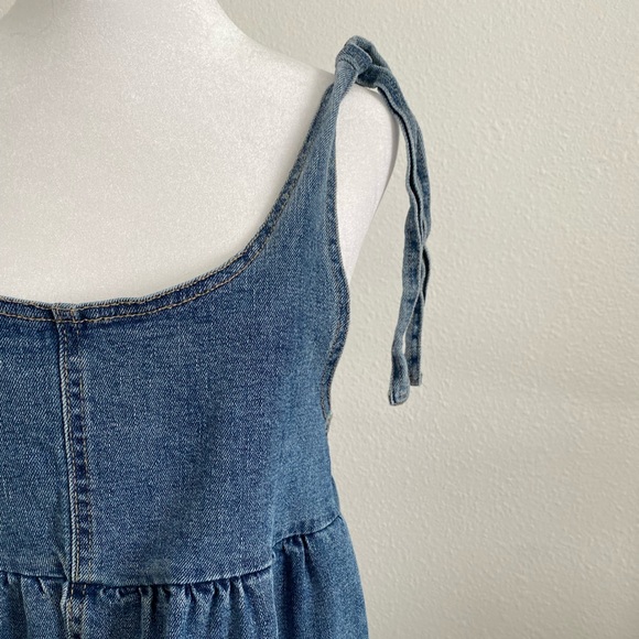 Babydoll Denim Dress M - Picture 2 of 7
